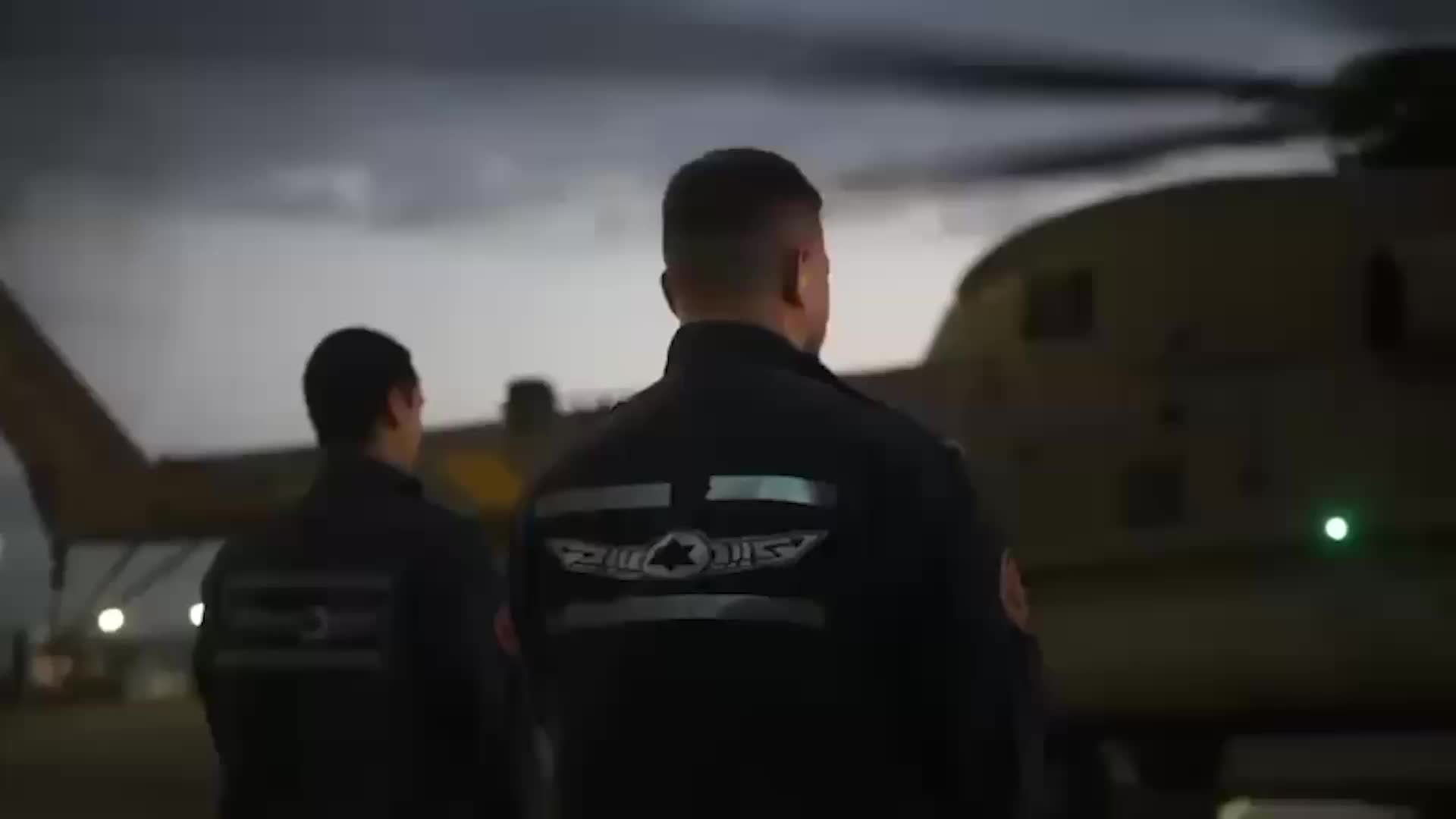 Homecoming - Helicopters at Re'im base ahead of release of hostages