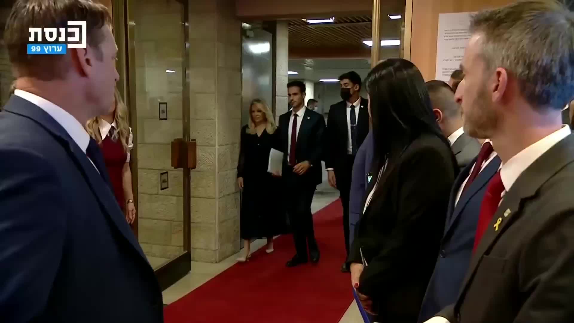 'This is my great honour - a great and beautiful day, a new beginning' - Trump pens message on arrival at Knesset for landmark address