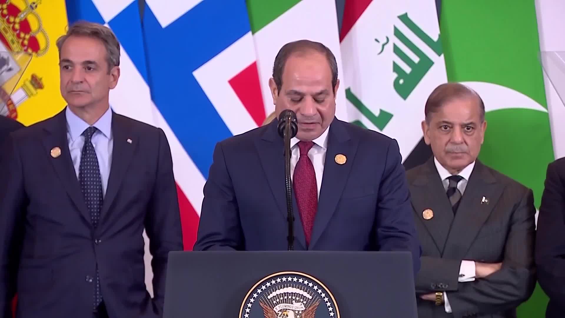 'Historic watershed moment' - Egypt's Sisi hopes Sharm El-Sheikh agreement will bring 'new era of peace, stability in Middle East'