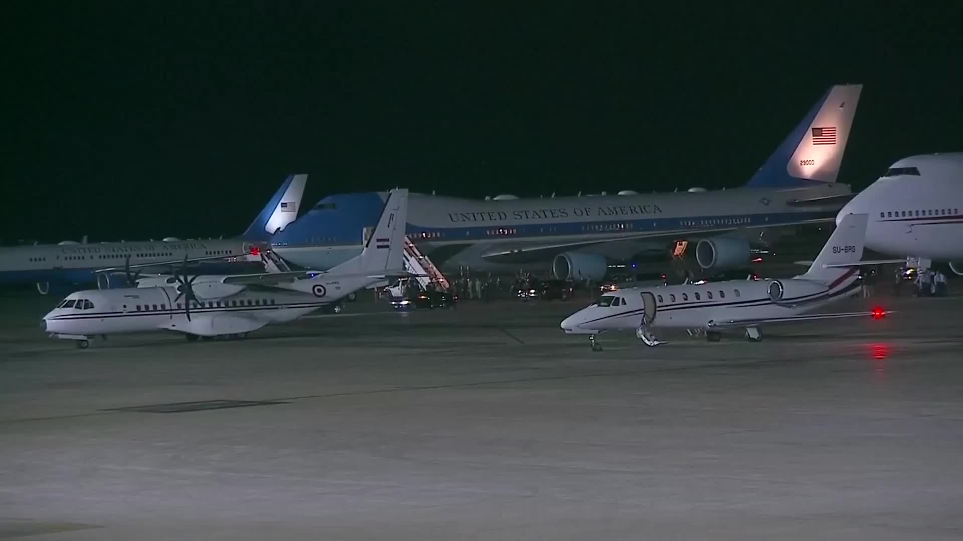 US president departs Sharm el-Sheikh, concluding regional visit following peace summit