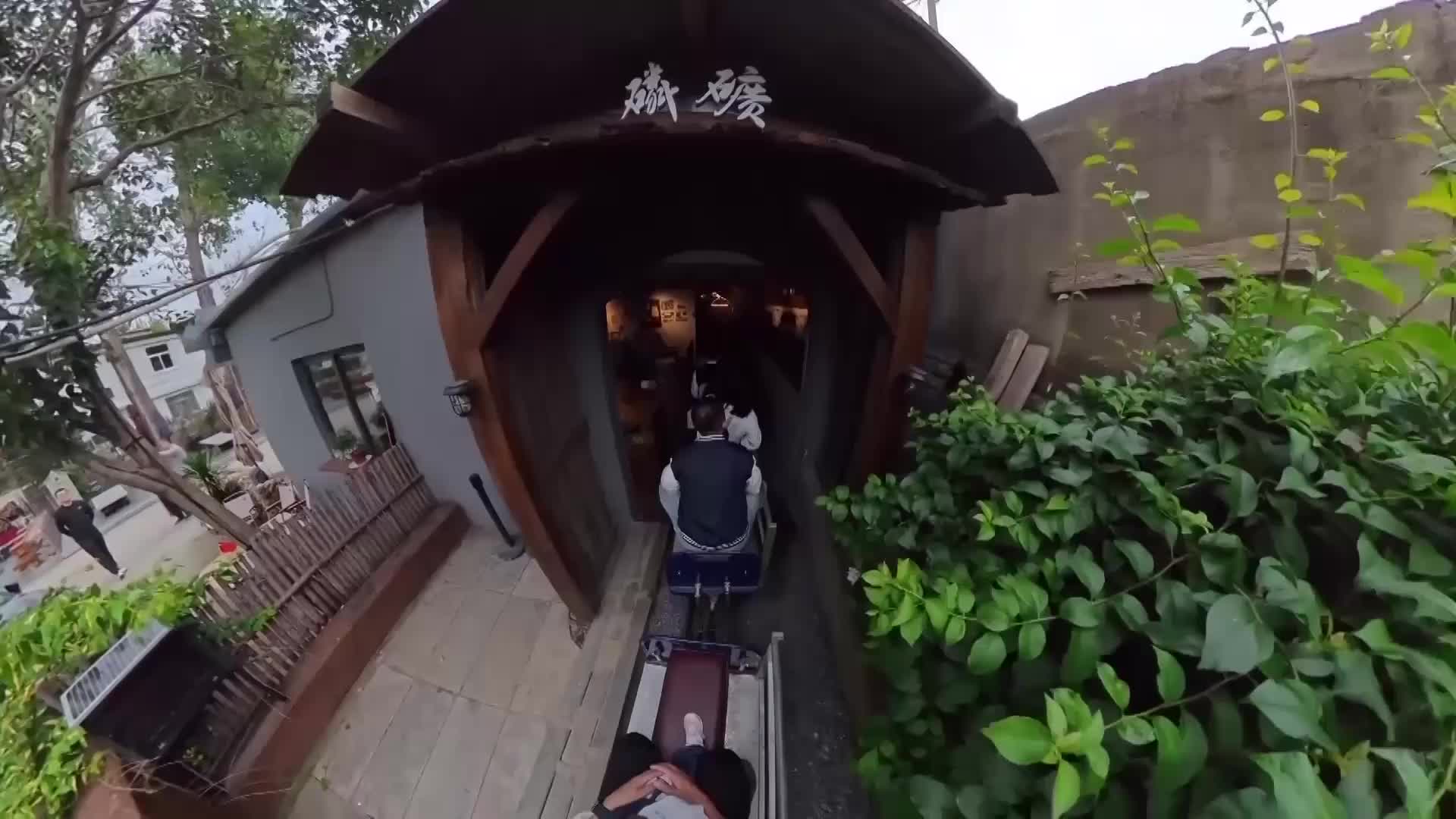 'Travel back to 1956' - Adventure seekers embark on unique mine cart journey to China's Jiangsu underground cafe