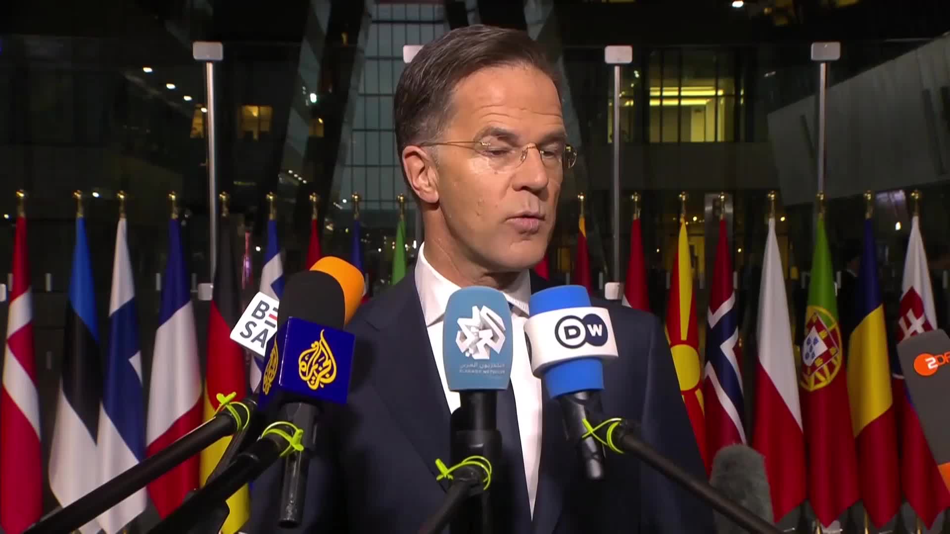 'Not on the table' - NATO's Rutte on longer-range missiles for Ukraine as Trump set to meet Zelensky on Tomahawks
