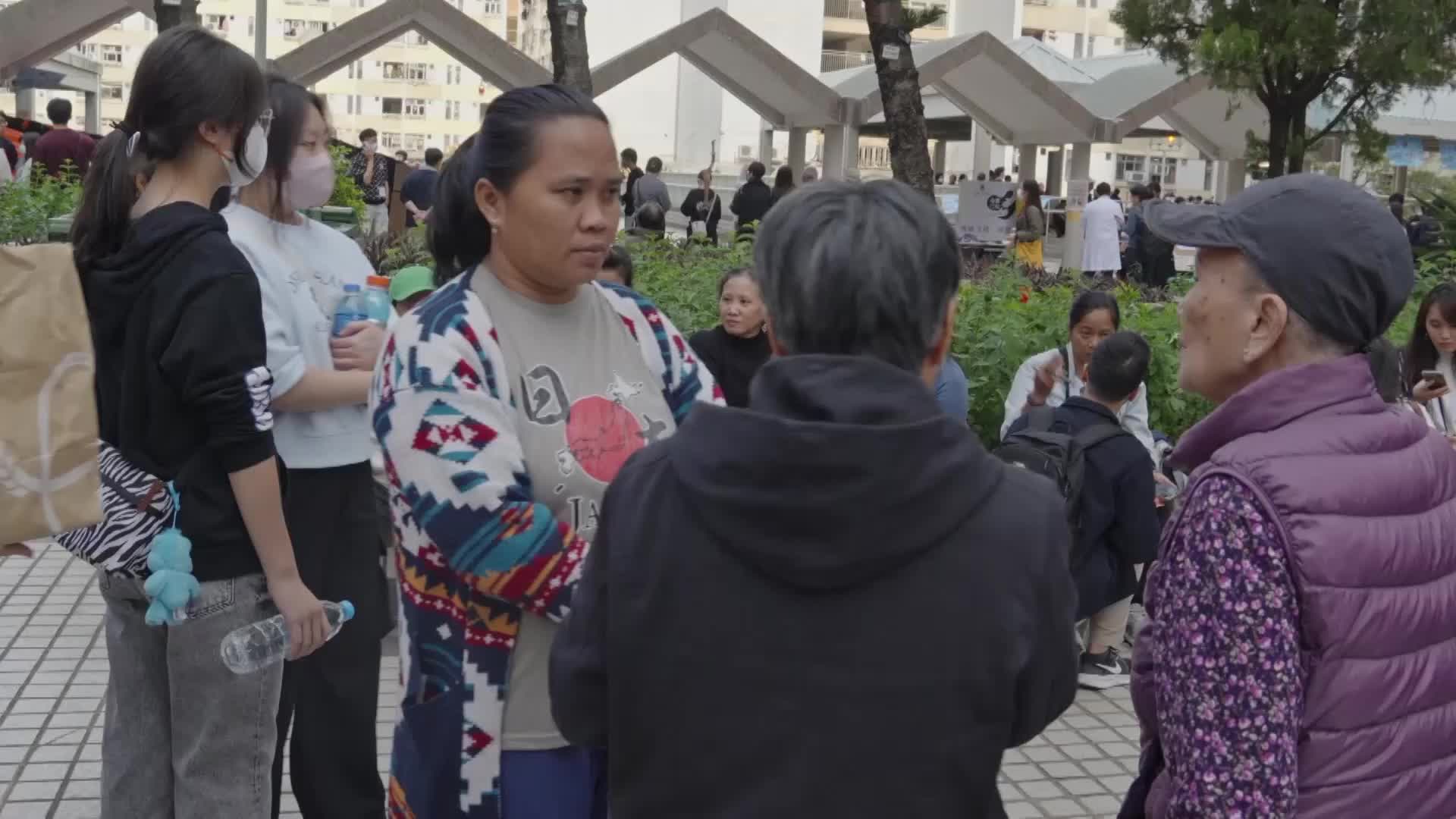 Solidarity in crisis - Volunteers provide relief to Indonesian migrants displaced by Hong Kong inferno