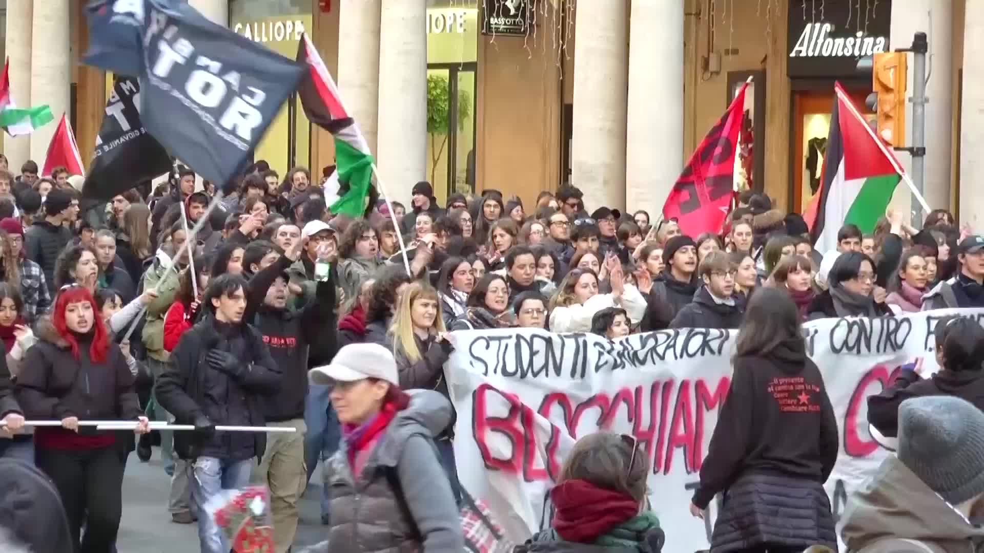 'No to the war budget' - Bologna joins national strike as Italian unions protest 2026 spending plan