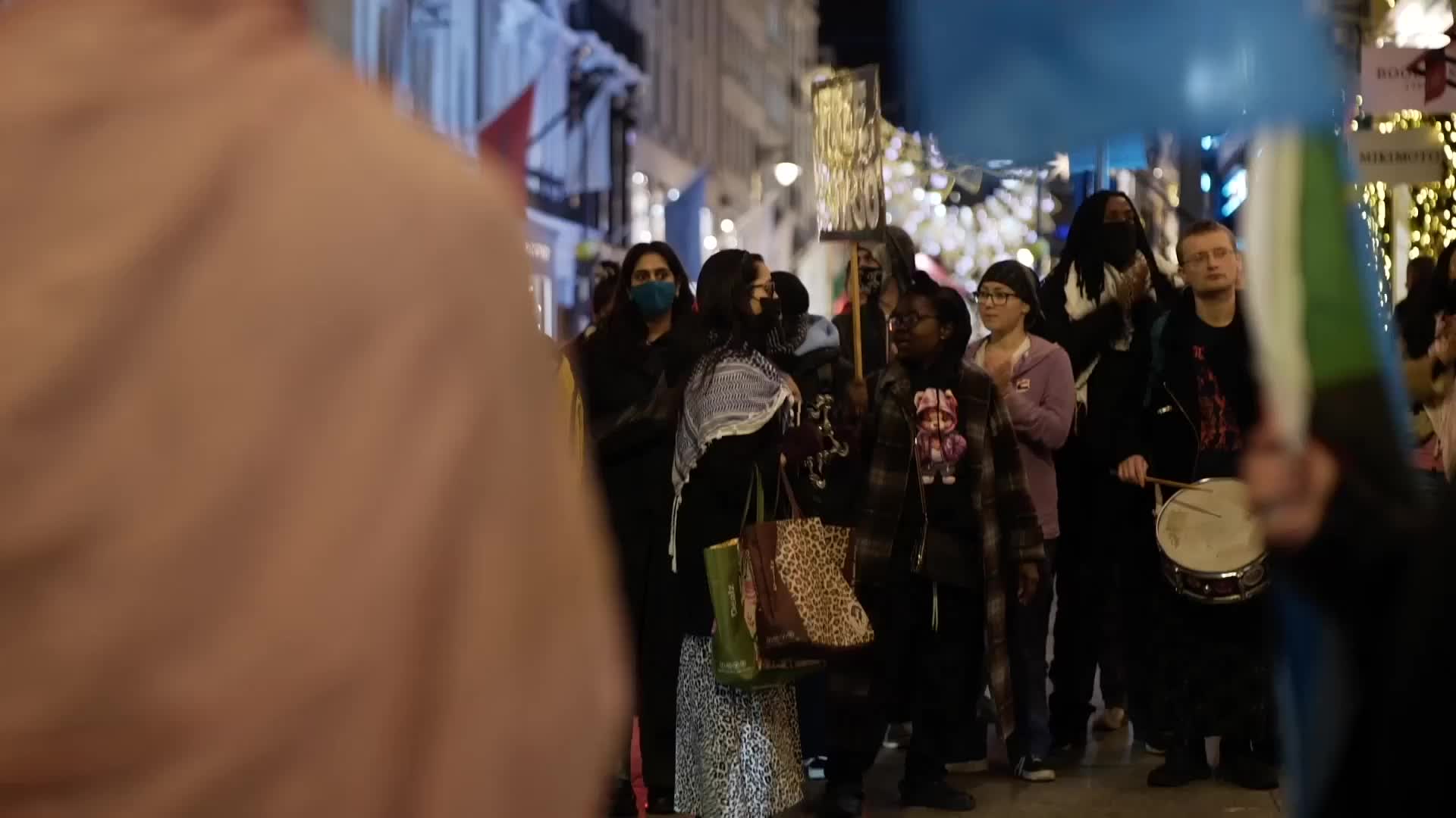 'Stop exploitation, shop ethically' - London protesters target luxury brands over alleged DRC abuses