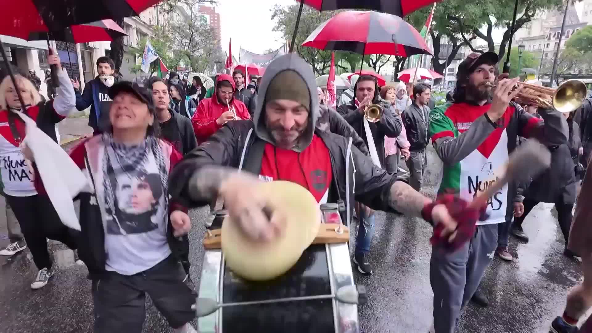 'No to impunity!' - Hundreds march in Buenos Aires against 'genocide' in Palestine, condemn Trump's support for Netanyahu