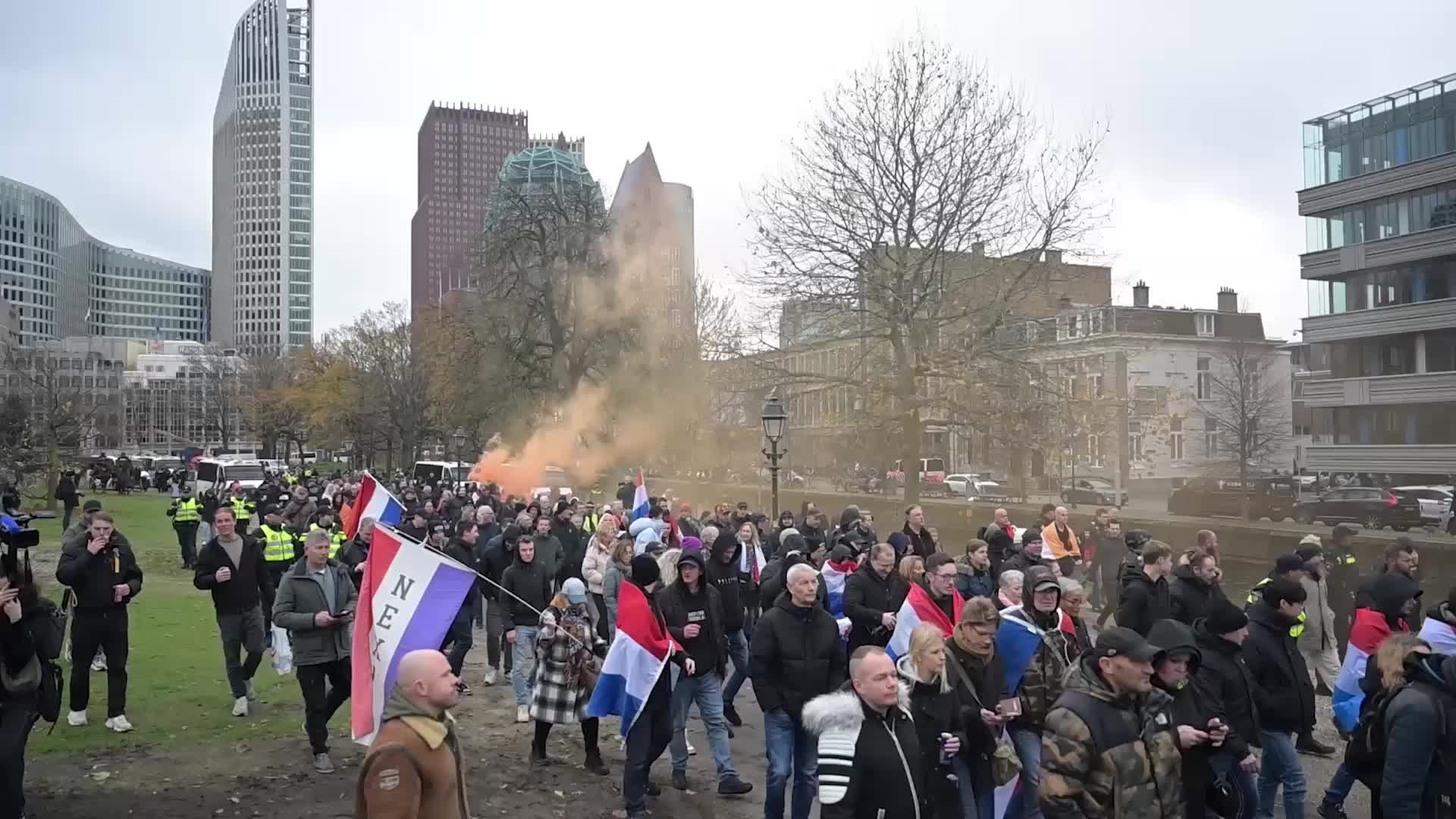 'We're imprisoned in our own country!' - Nationalist protesters demand tougher asylum rules in The Hague