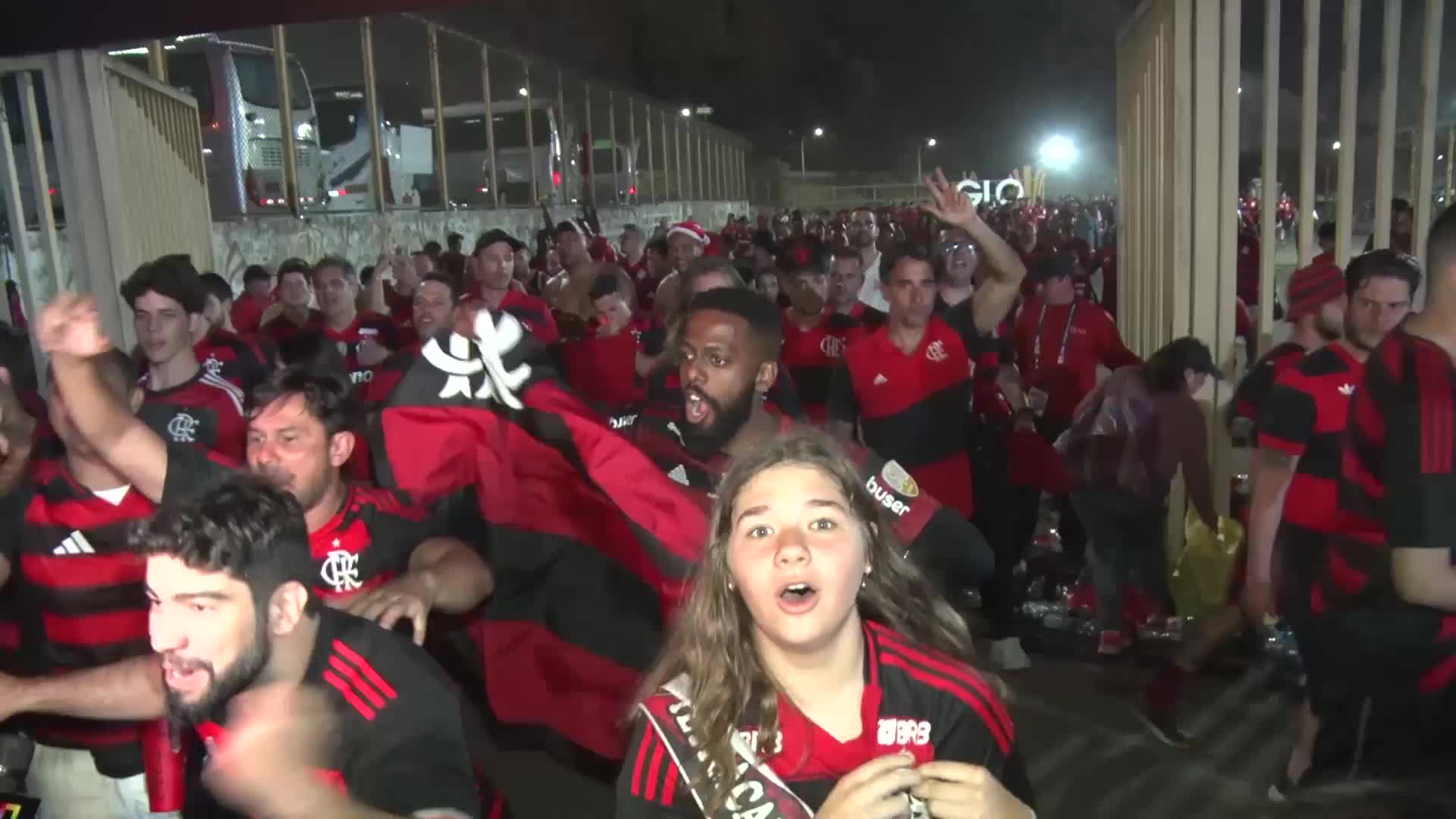 'This is historic!' - Flamengo fans celebrate Copa Libertadores four-peat outside Lima's Monumental Stadium after defeating Palmeiras