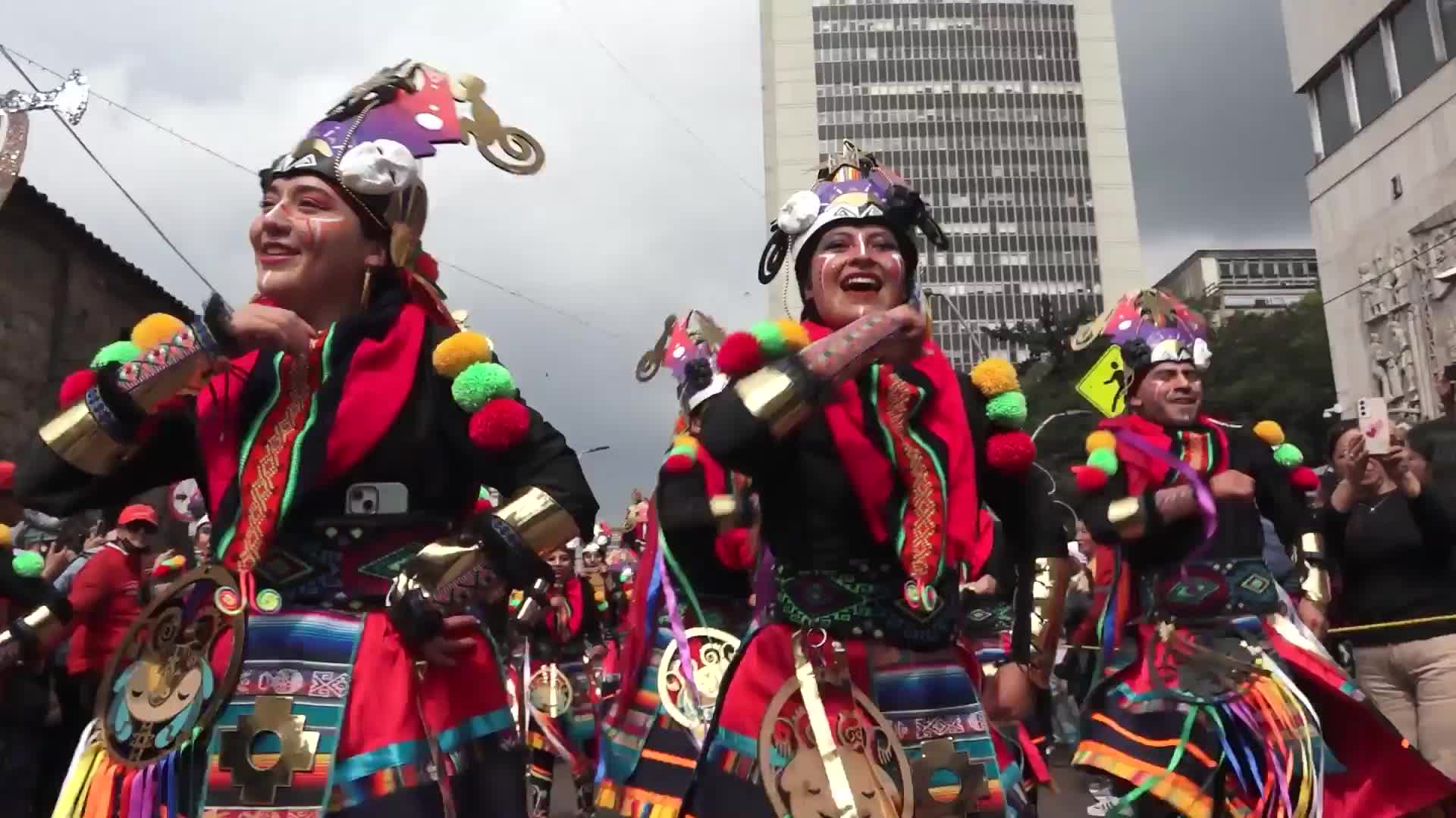 Tradition, history and magic - UNESCO-recognised Carnival of Black and Whites held in in Bogota