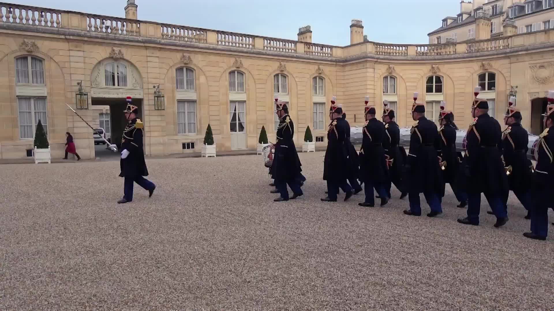Someone needs a hug?! Scandal-hit Zelensky cuddled by Macron as leaders meet for second time in two weeks