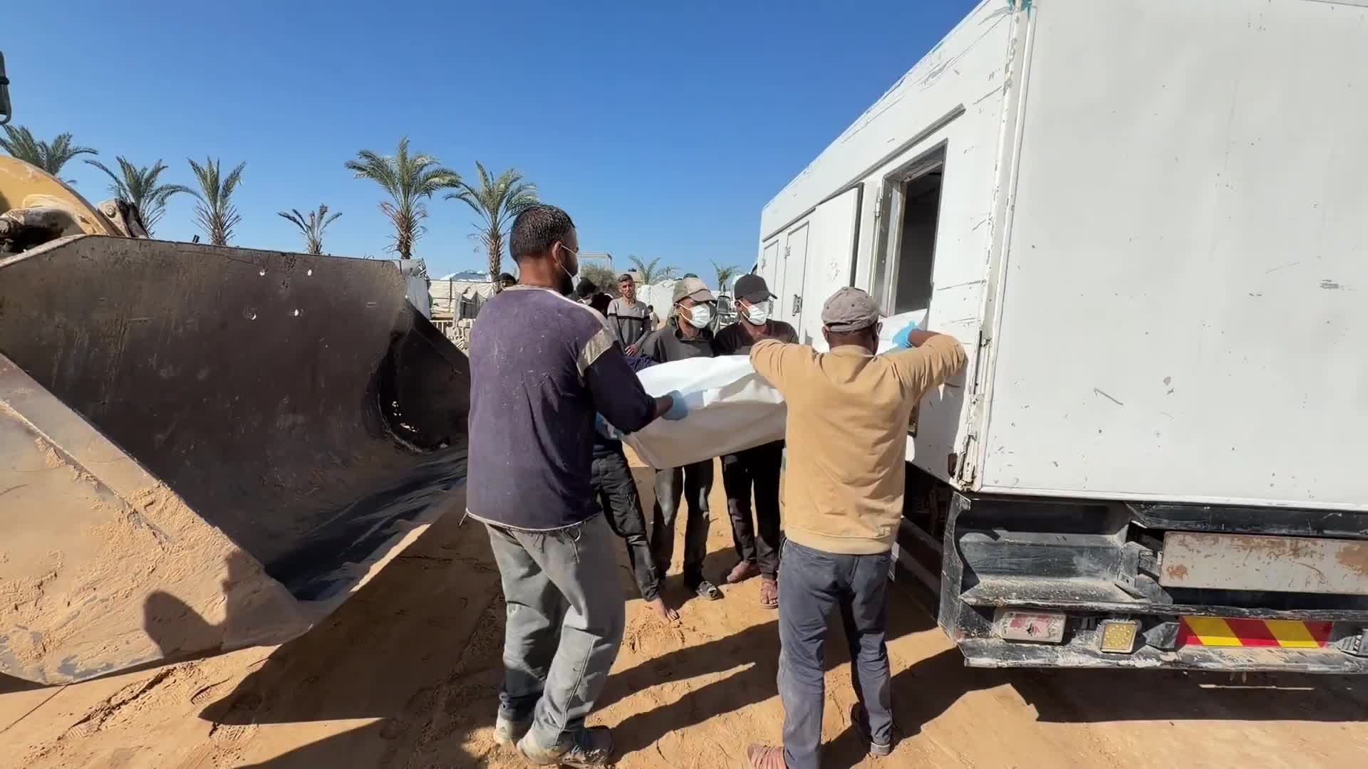 Gaza Health Ministry buries 15 unknown remains after identification period expires