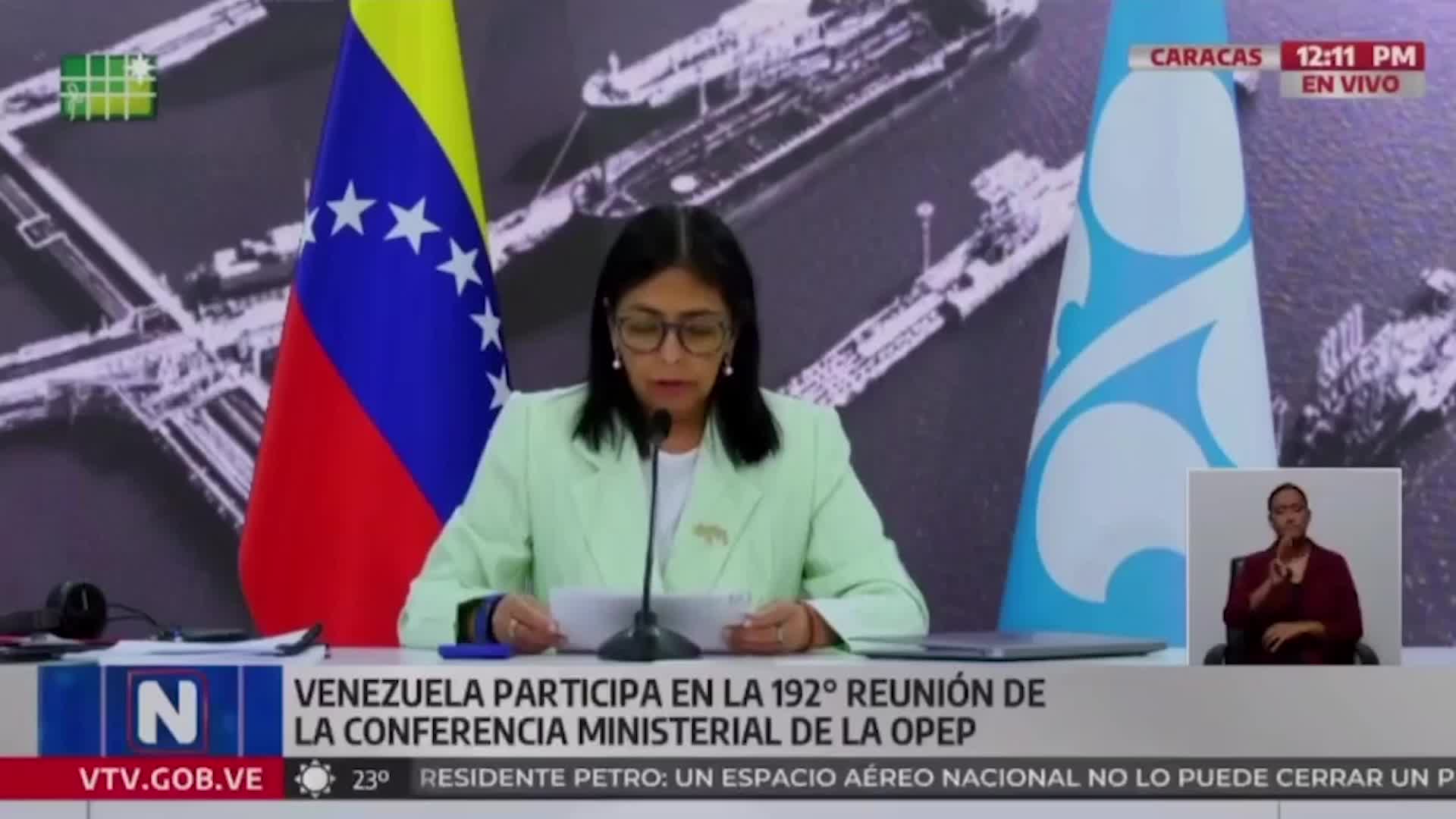 'He intends to seize country's vast oil reserves!' - VP Rodriguez urges OPEC to stop US 'campaign of harassment' against Venezuela