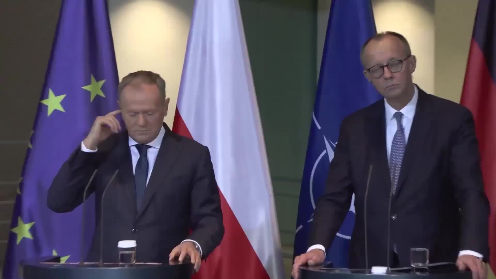 'Overlooked, excluded' on Ukraine? - Tusk says Warsaw has 'no reason for complexes' as Merz 'troubled' by anti-German sentiments in Poland